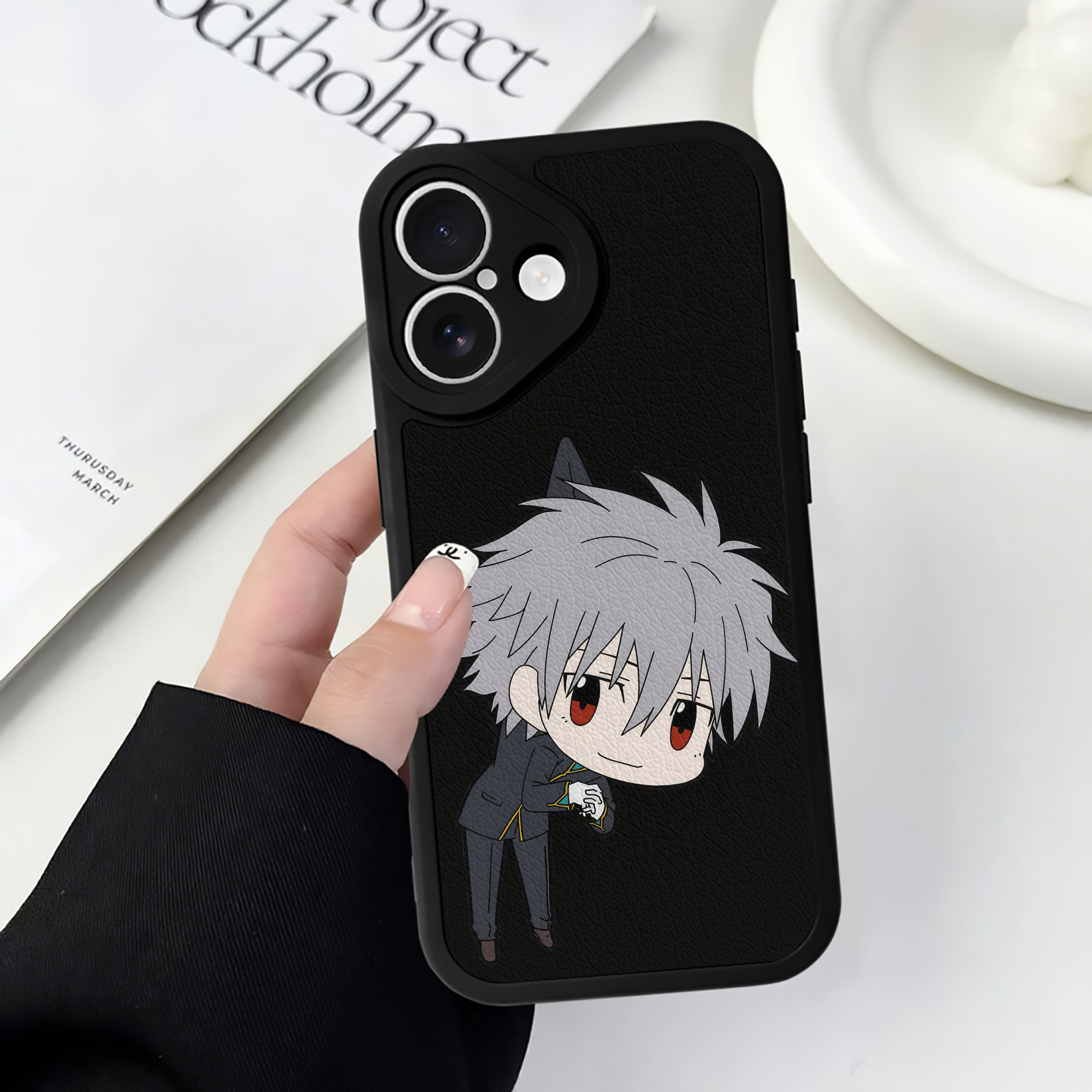 （画像用） EVA 新世紀エヴァンゲリオン 【iPhone 16シリーズ対応】シリコンスマホケース（レザー調） 材質：シリコン